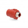 Cupla con inserto metalico macho 1/2" polipropileno Polimex