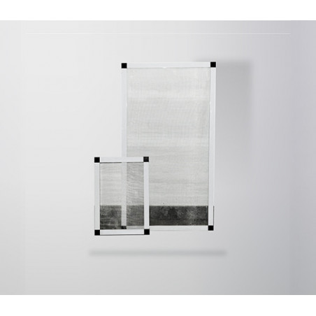 Mosquitero 150 x 110 cm aluminio blanco