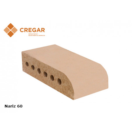 Nariz refractario 229 x 114 x 60mm Cregar