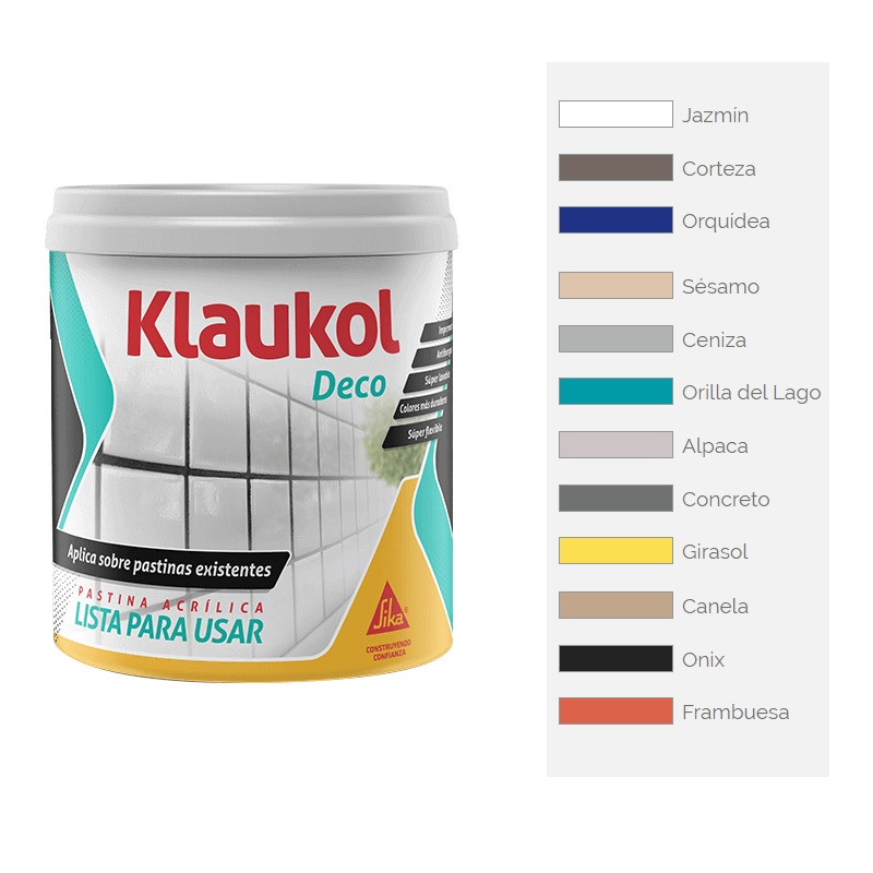 Pastina Deco 1.5 kg concreto Klaukol