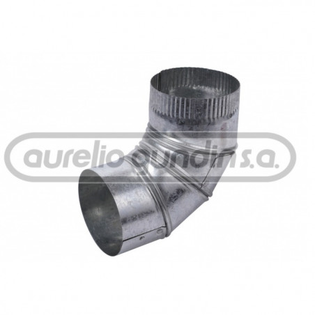 Curva graduable 8" chapa galvanizada