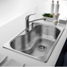 pileta Luxor SI71AD acero inox 304 Johnson Acero