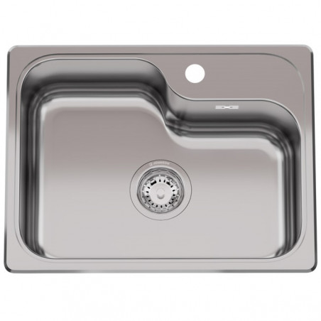 pileta Luxor Mini SI55 A acero inox 304 Johnson Acero