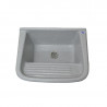 Pileta de lavadero MS 50 cm con fregadero gris