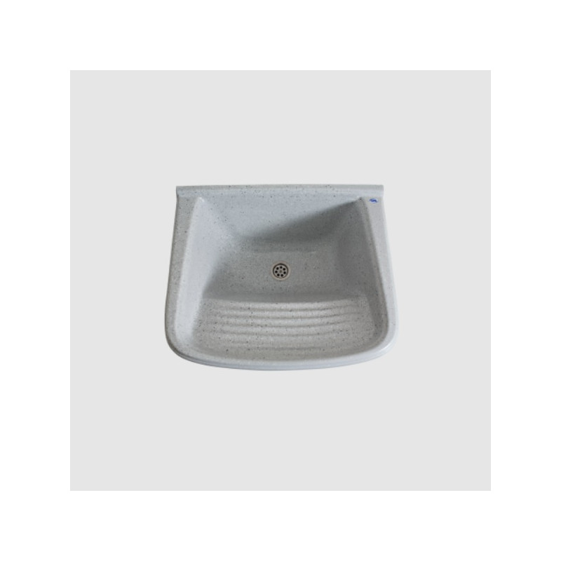 Pileta de lavadero MS 60 cm con fregadero gris