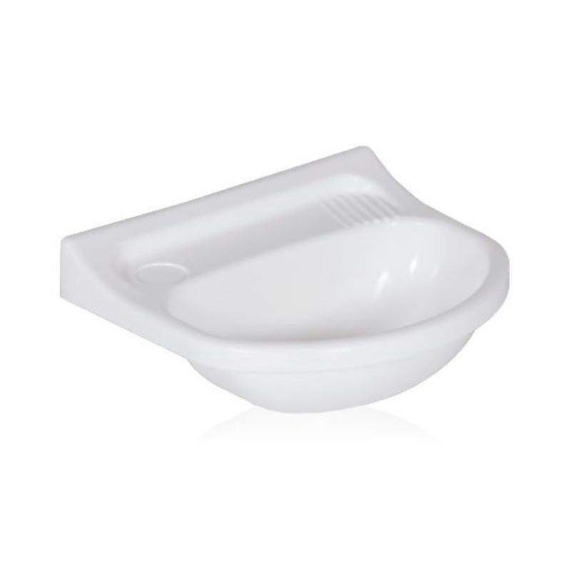 Pileta de lavatorio PVC blanco Bacoplast