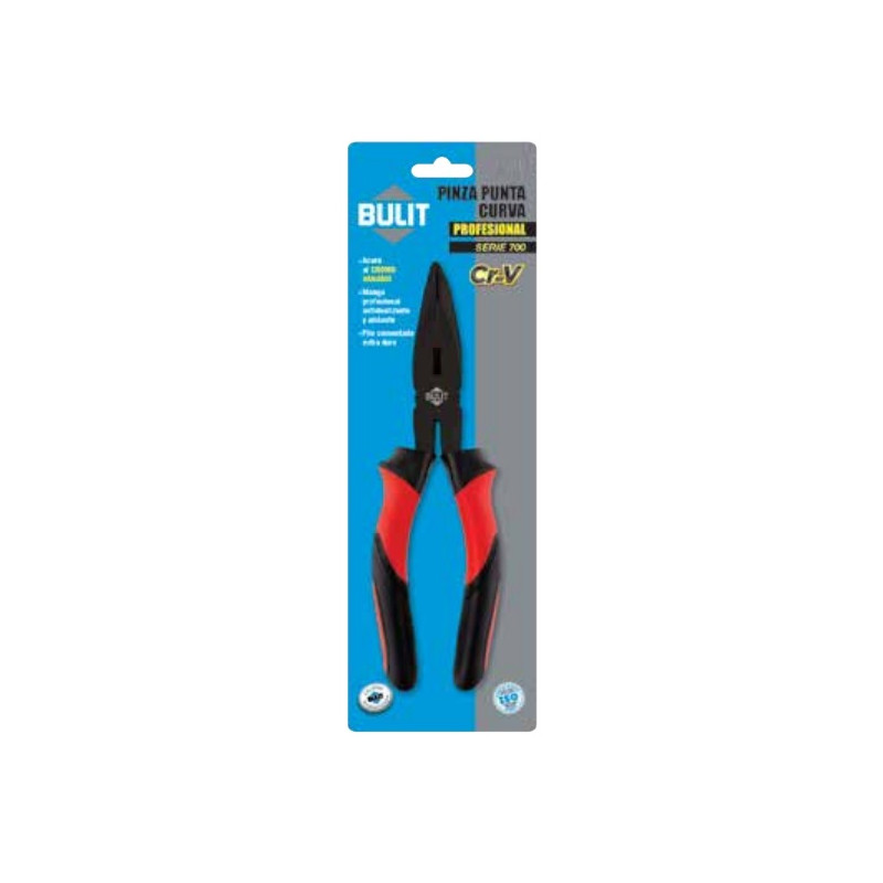 Pinza punta curva Serie 700 6" bulit