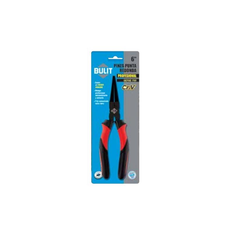 Pinza punta redonda Serie 700 6" bulit