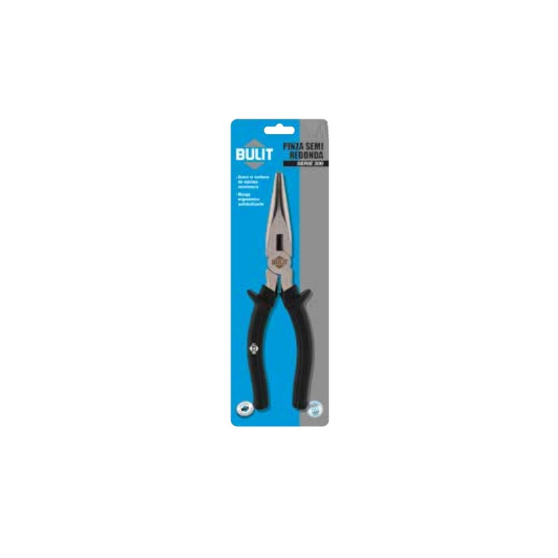 Pinza punta semi redonda serie 300 8" Bulit