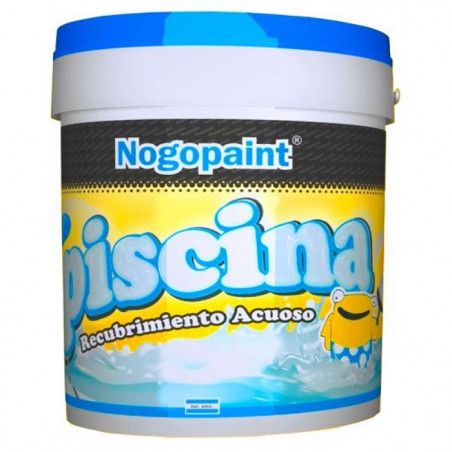 Revestimiento acuoso para piscinas 4 lts blanco Nogopaint