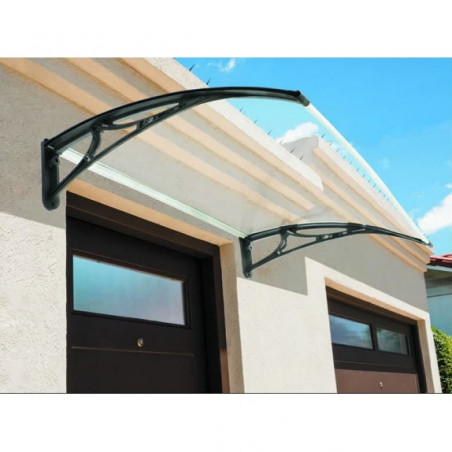 Alero policarbonato 90 x 67 cm transparente Claraluz