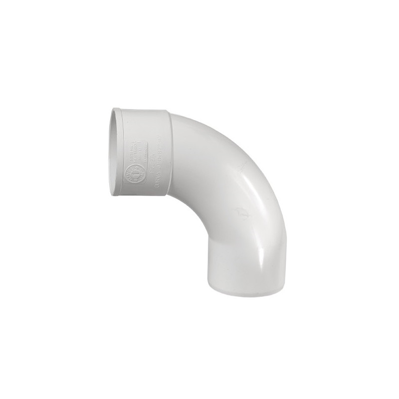 Curva PVC 90º 63mm MH Nivel 1