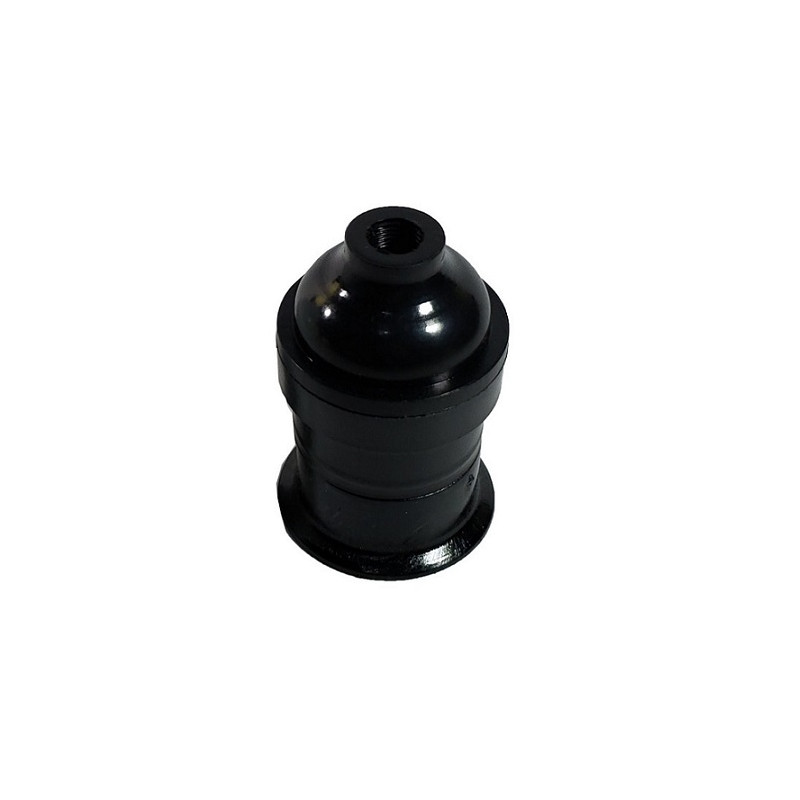 Portalampara comun rosca E27 3 piezas negro
