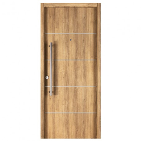 Puerta mod 1983 Roble Natural marco chapa 80 I Oblak