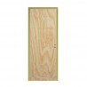 Puerta placa Pino marco chapa 80/15 D Piamel