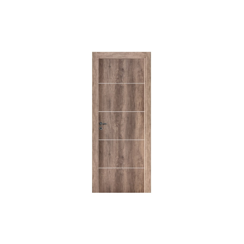 Puerta Tekstura H Nogal marco madera 80/15 D Oblak