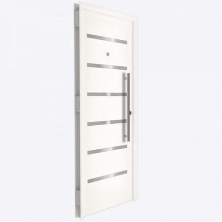 Puerta Verona laminado 80 cm blanca I Pavir