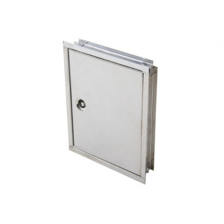 Puerta para llave de paso 30 x 30 cm acero inoxidable Dhinox