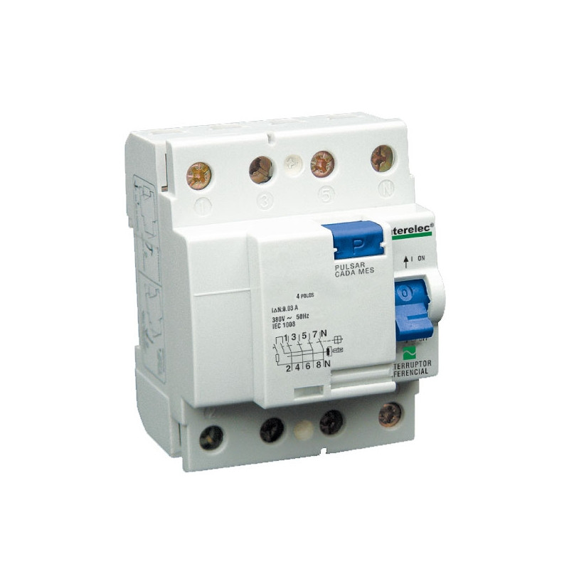Disyuntor diferencial 4 x 63A