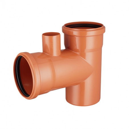 Ramal 90º 110 mm con ventilacion junta elastica Duratop