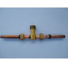 Ramal bronce 3/8 con oring para lavatorio completo