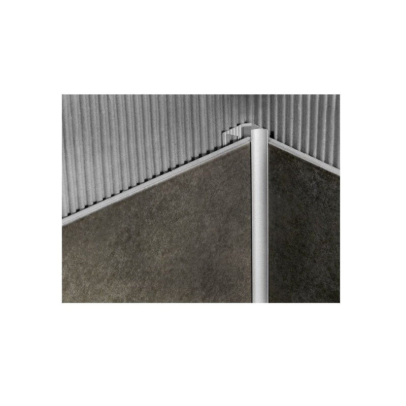 Angulo interno Euro aluminio 10mm cromo brillante Atrim