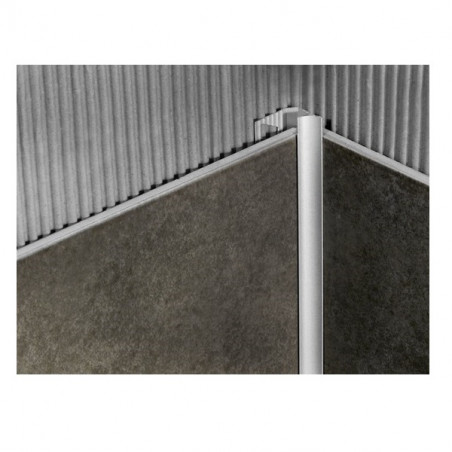Angulo interno Euro aluminio 10mm cromo brillante Atrim