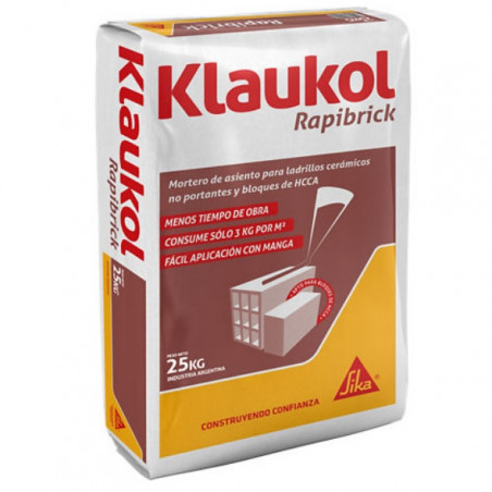 Pegamento Rapibrick 25kg Klaukol