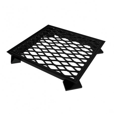 Rejilla hierro metal desplegado 20 x 20cm Soporteck