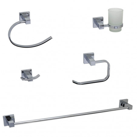 set 5 piezas accesorios para baño panama Mozart