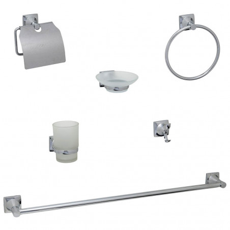 set 6 piezas accesorios para baño niza Mozart