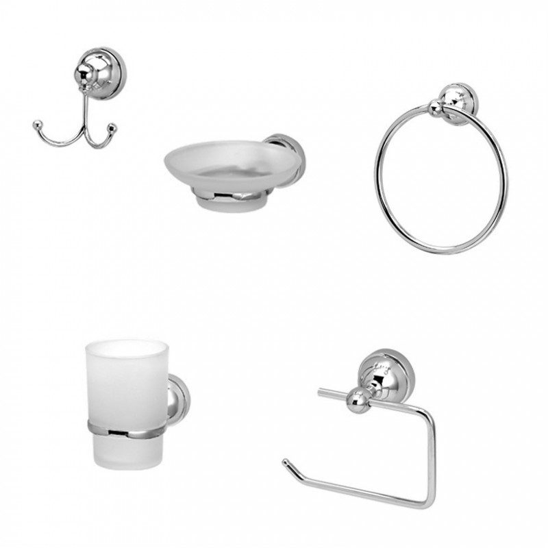 juego de accesorios para baño Linea 8000 5 piezas Peirano
