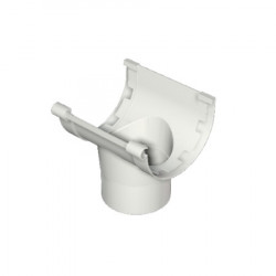 Embudo PVC blanco canaletas...