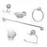 juego de accesorios para baño Linea 8000 6 piezas Peirano