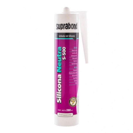 silicona neutra s-500 280ml Suprabond