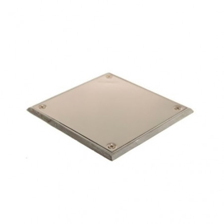 Tapa ciega 15 x 15 cm acero inoxidable