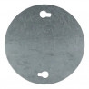 Tapa ciega 9 cm chapa galvanizada