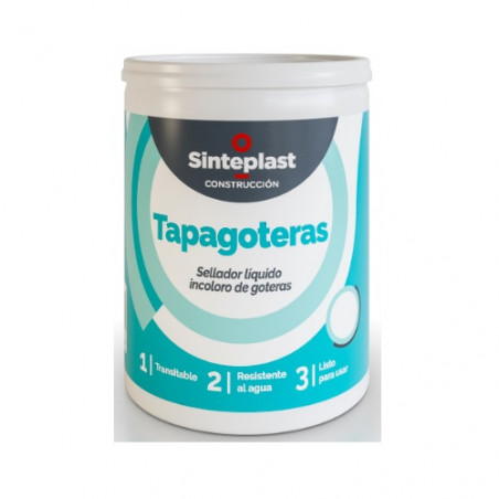 Sellador incoloro Tapagoteras 4 lts Sinteplast