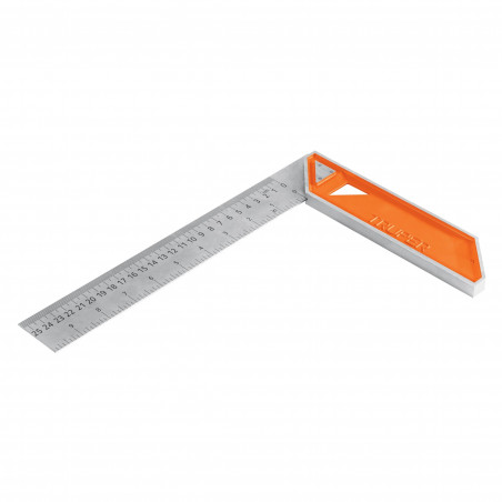 Escuadra acero inoxidable 10" para carpintero Truper