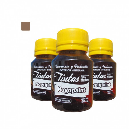 Tinta para madera 50cc nogal Nogopaint
