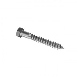 Tirafondo Hex 3/16 x 2"...