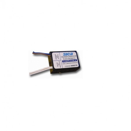 transformador electronico dimerizable para dicroica 60w Sica