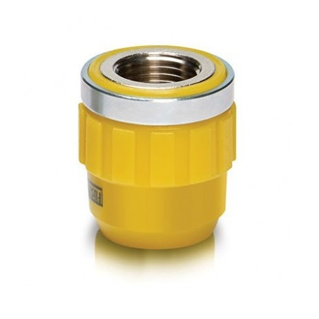 Transicion fusion 25mm rosca hembra 3/4" Fusiogas