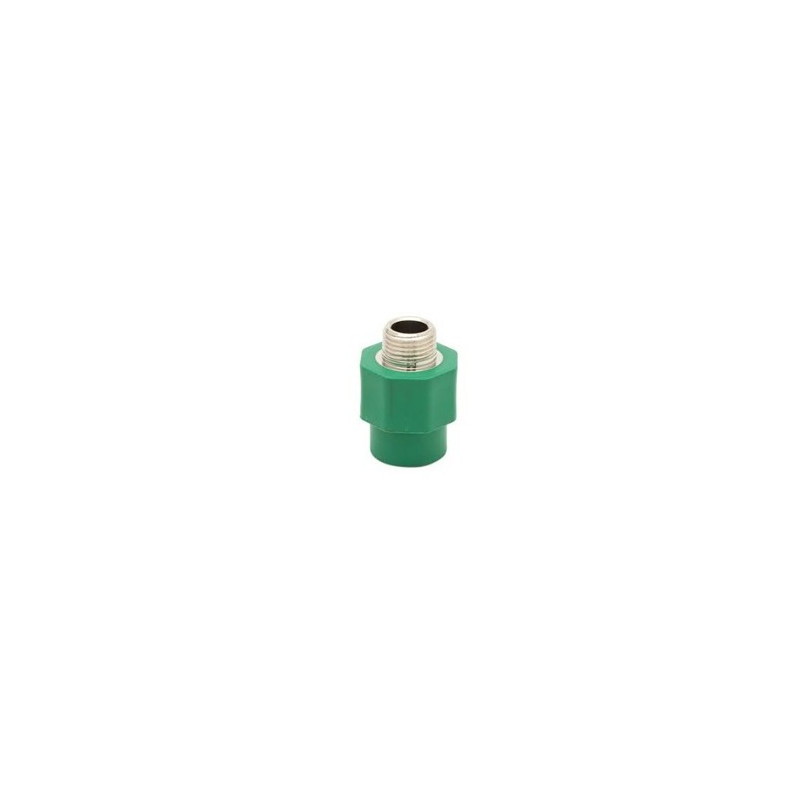 tubo 25mm inserto macho 3/4" termofusion