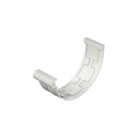 Union PVC blanco canaletas Pluvitubo