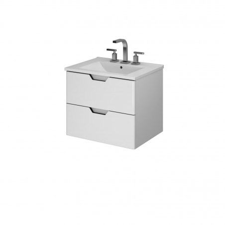 Vanitory colgante 80 cm Cima PVC blanco Buona