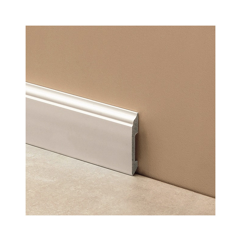 zocalo Epsilon EPS Curve 80mm blanco Atrim