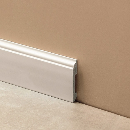 zocalo Epsilon EPS Curve 80mm blanco Atrim