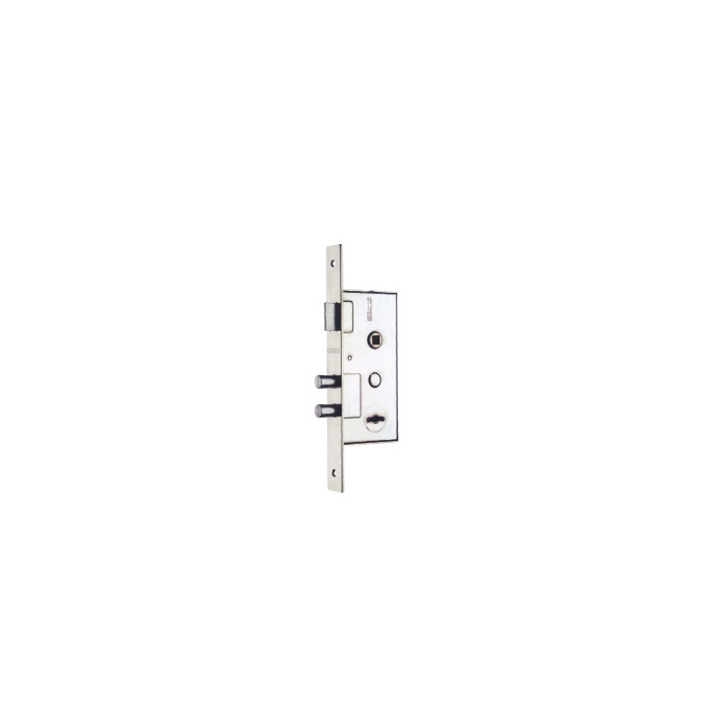 Cerradura puerta exterior perno redondo zincada izquierda Cerratex
