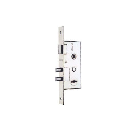 Cerradura puerta exterior perno redondo zincada derecha Cerratex